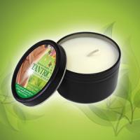 タントリック アロママッサージオイルキャンドル グリーンティー