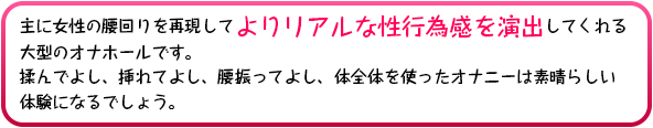 大型オナホール